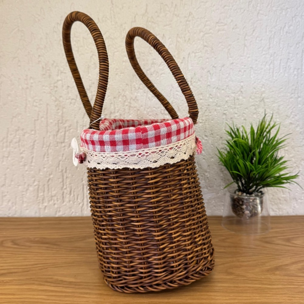 Rattan Çanta Orta Boy Dekoratif 