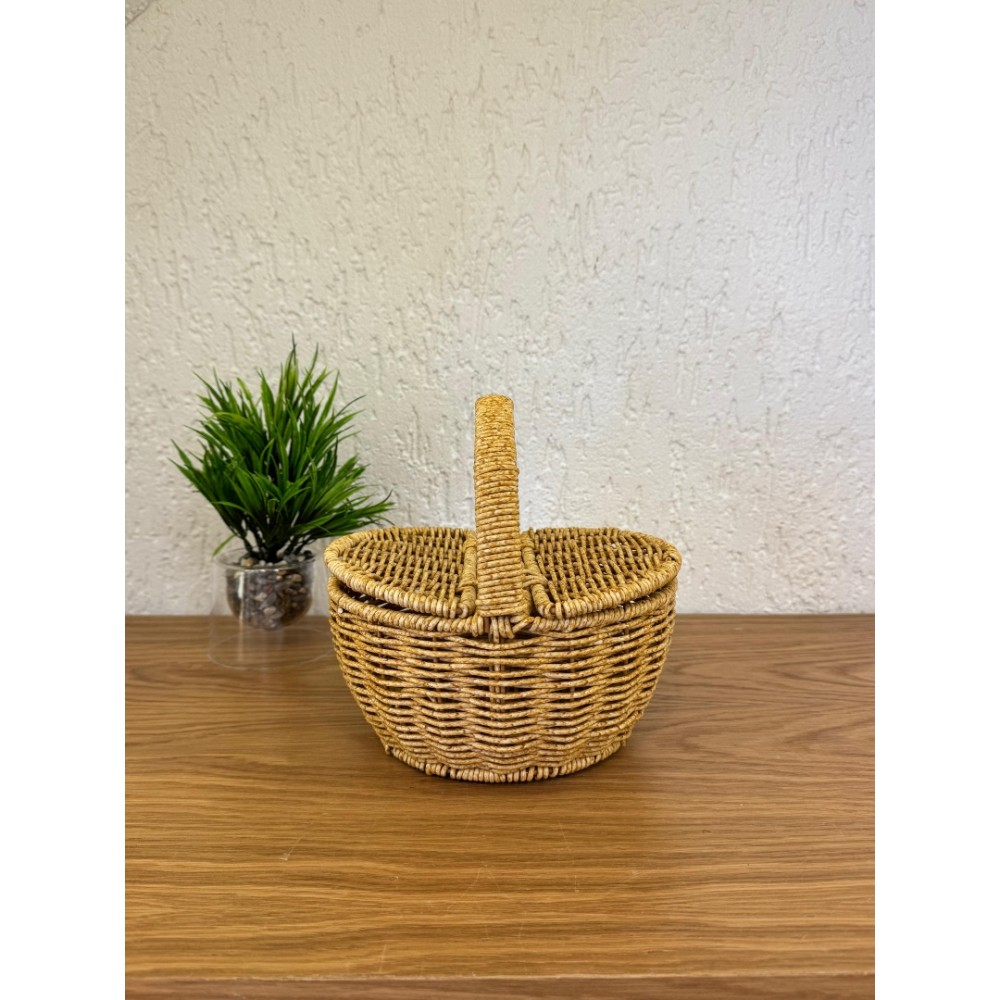 Rattan Minimal Dekoratif Sepet 