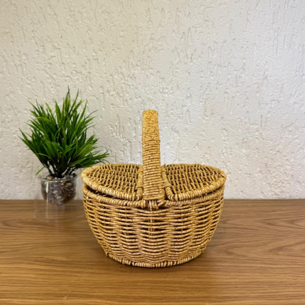 Rattan Minimal Dekoratif Sepet 