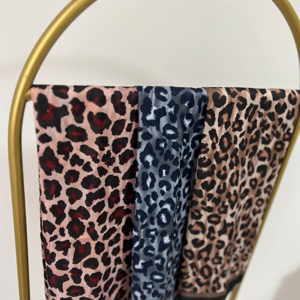 Leopar Desen Bambu Jakar Şal Leopar Desen Bambu Jakar Şal