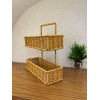 Rattan Çok Amaçlı 2 Katlı Organizer 