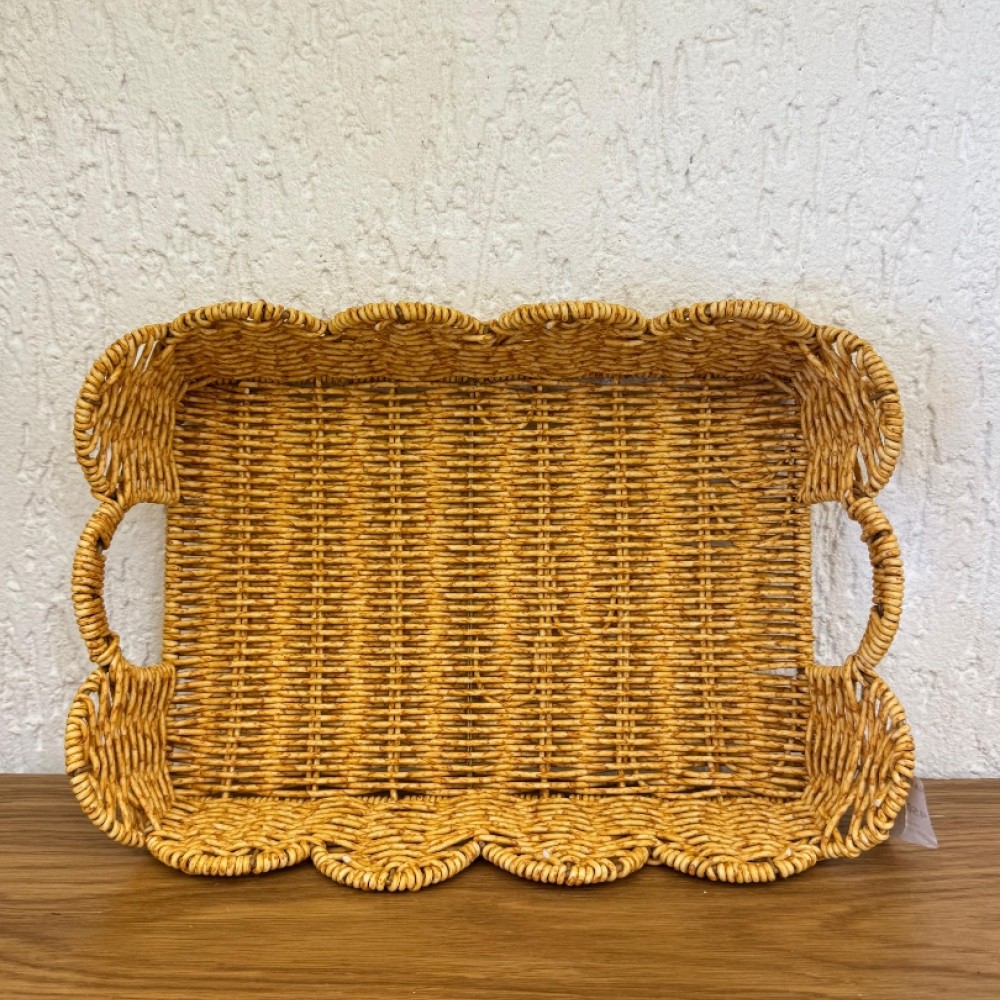 Rattan Orta Boy Tepsi 30 cm