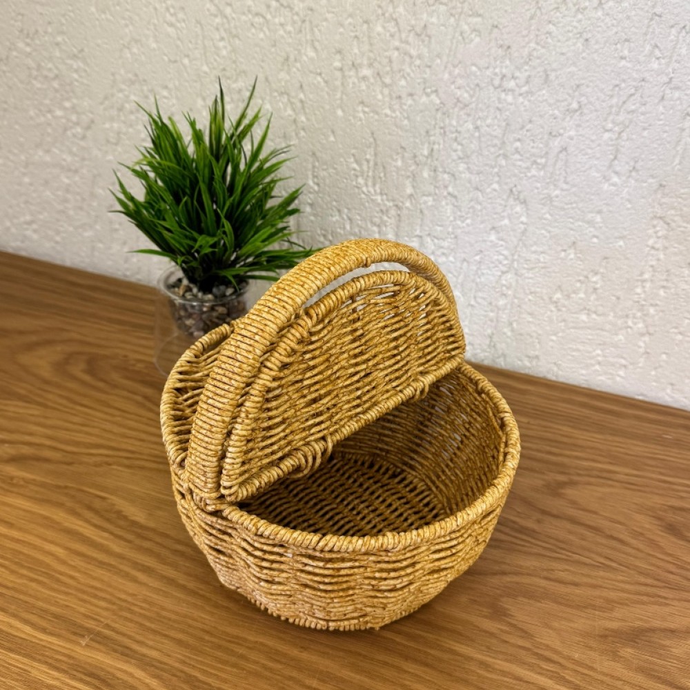 Rattan Minimal Dekoratif Sepet 